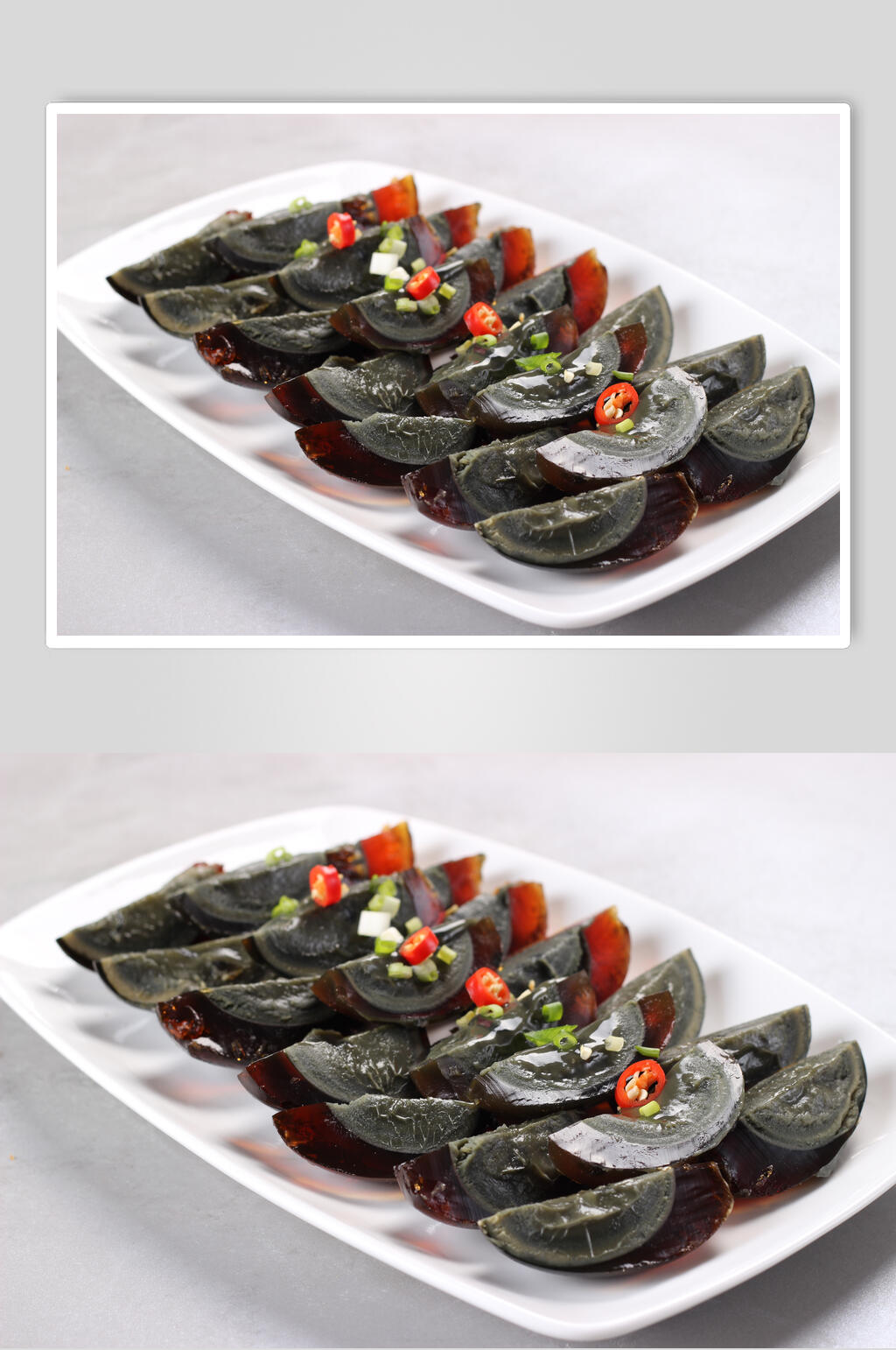 凉菜凉拌皮蛋图片素材