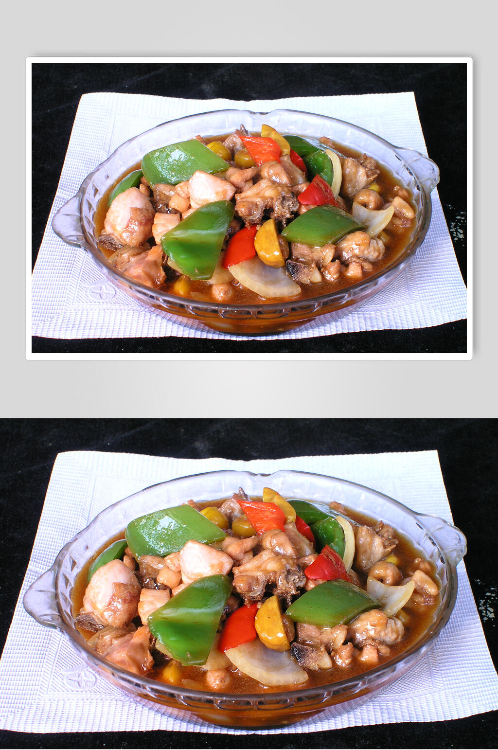 板栗三杯鸡美食摄影图片素材