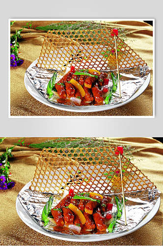 新鲜网烧鸡腿菇食物食品图片