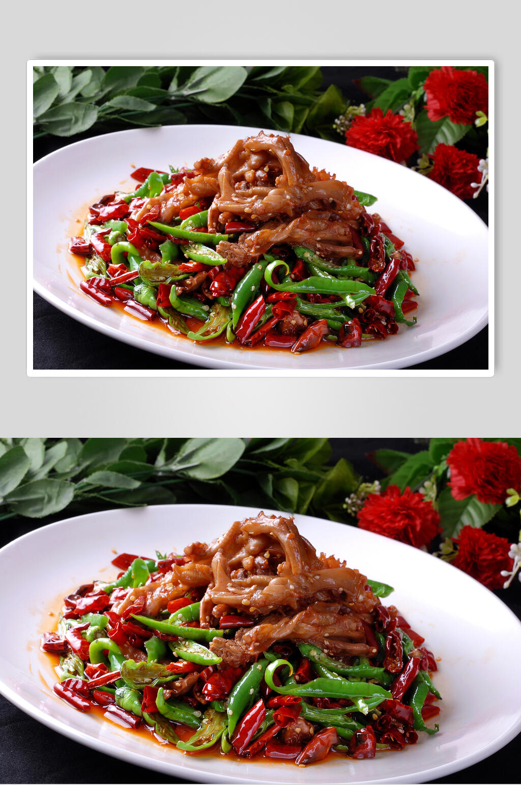 美味香辣鸭掌美食摄影图片素材