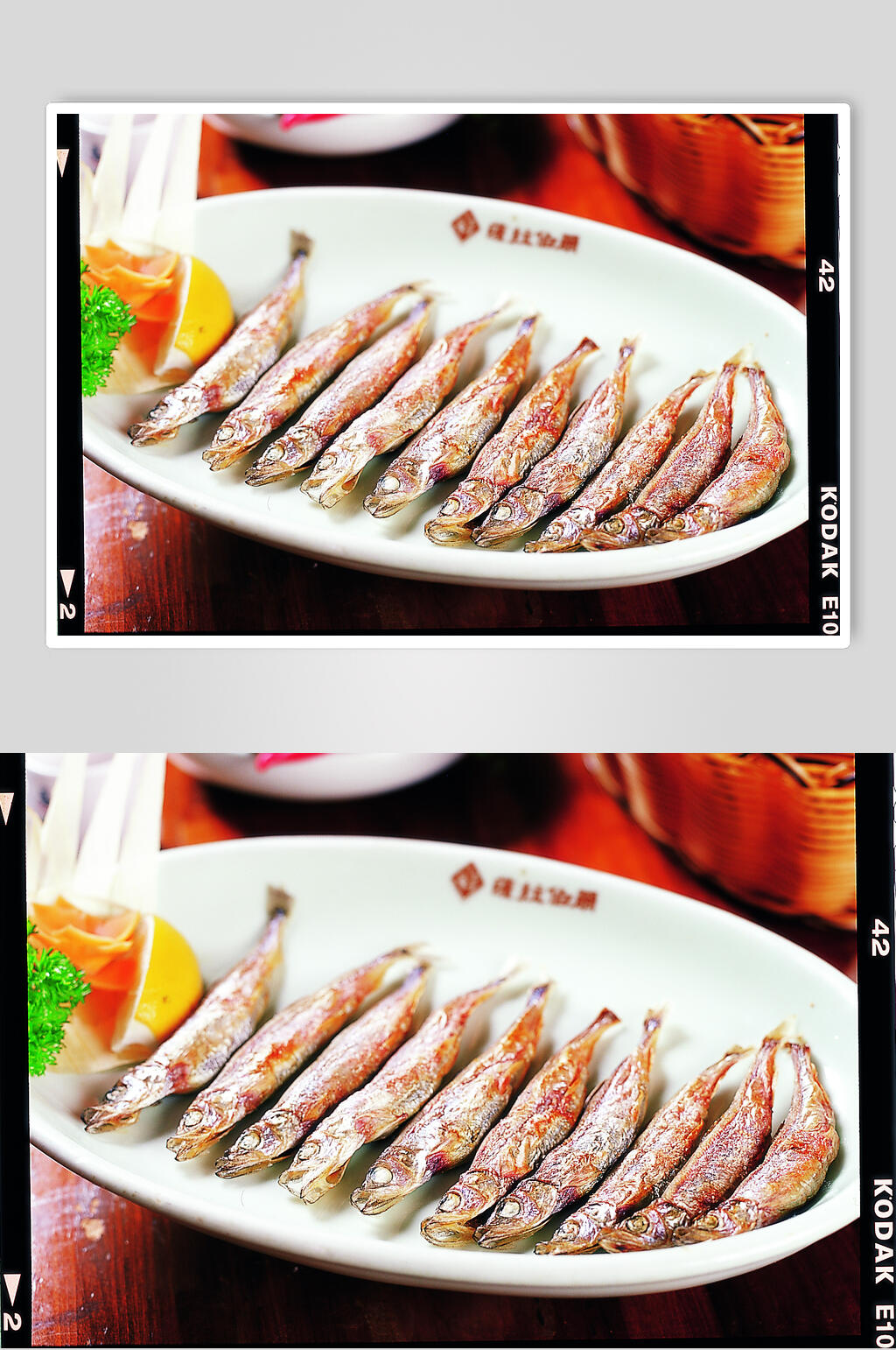 烤多春鱼美食摄影图片素材