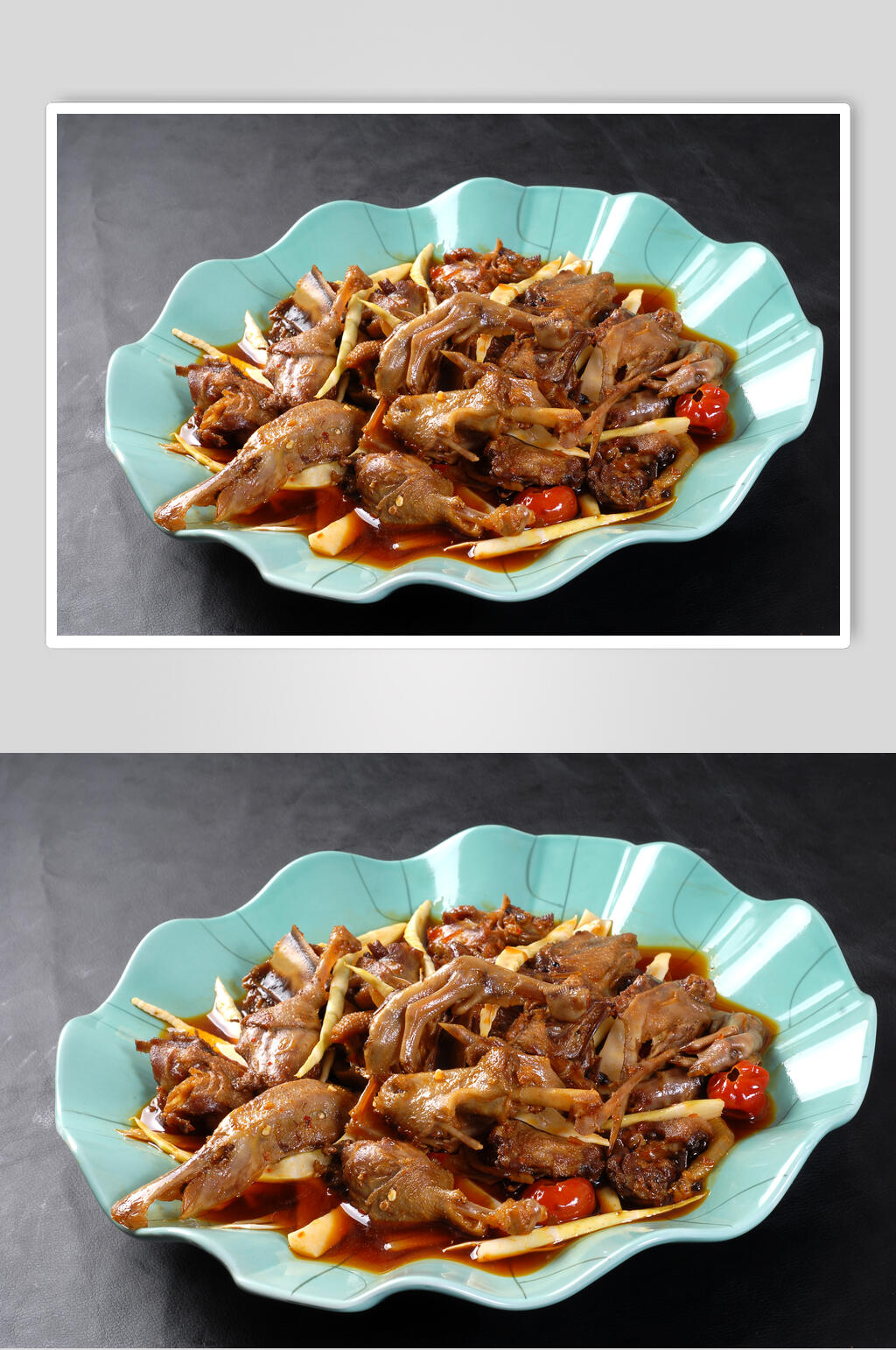 特色巴山笋子鸭美食摄影图片素材