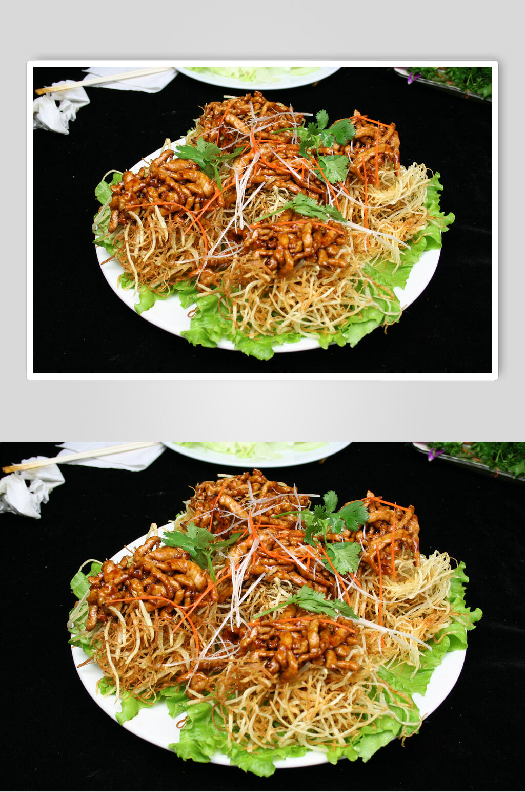 乾隆生菜包美食摄影图片素材