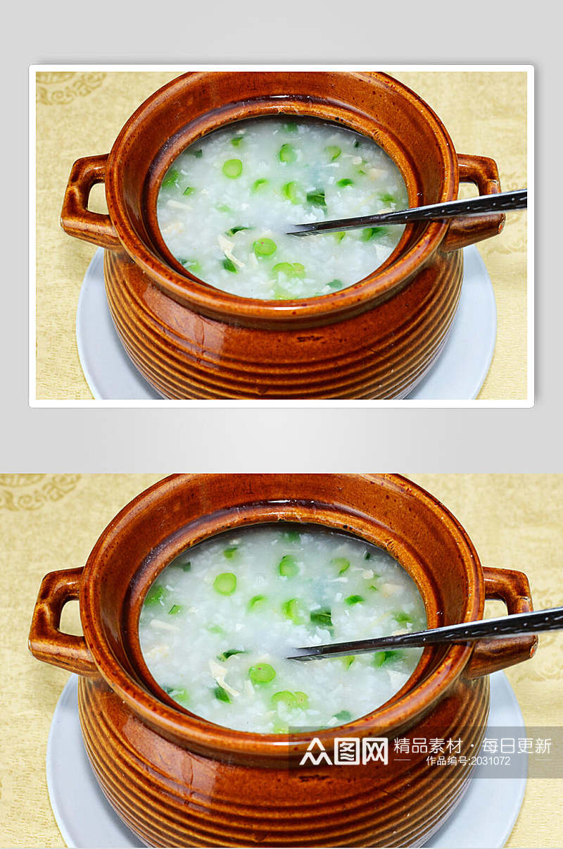 美味砂锅粥食物图片素材