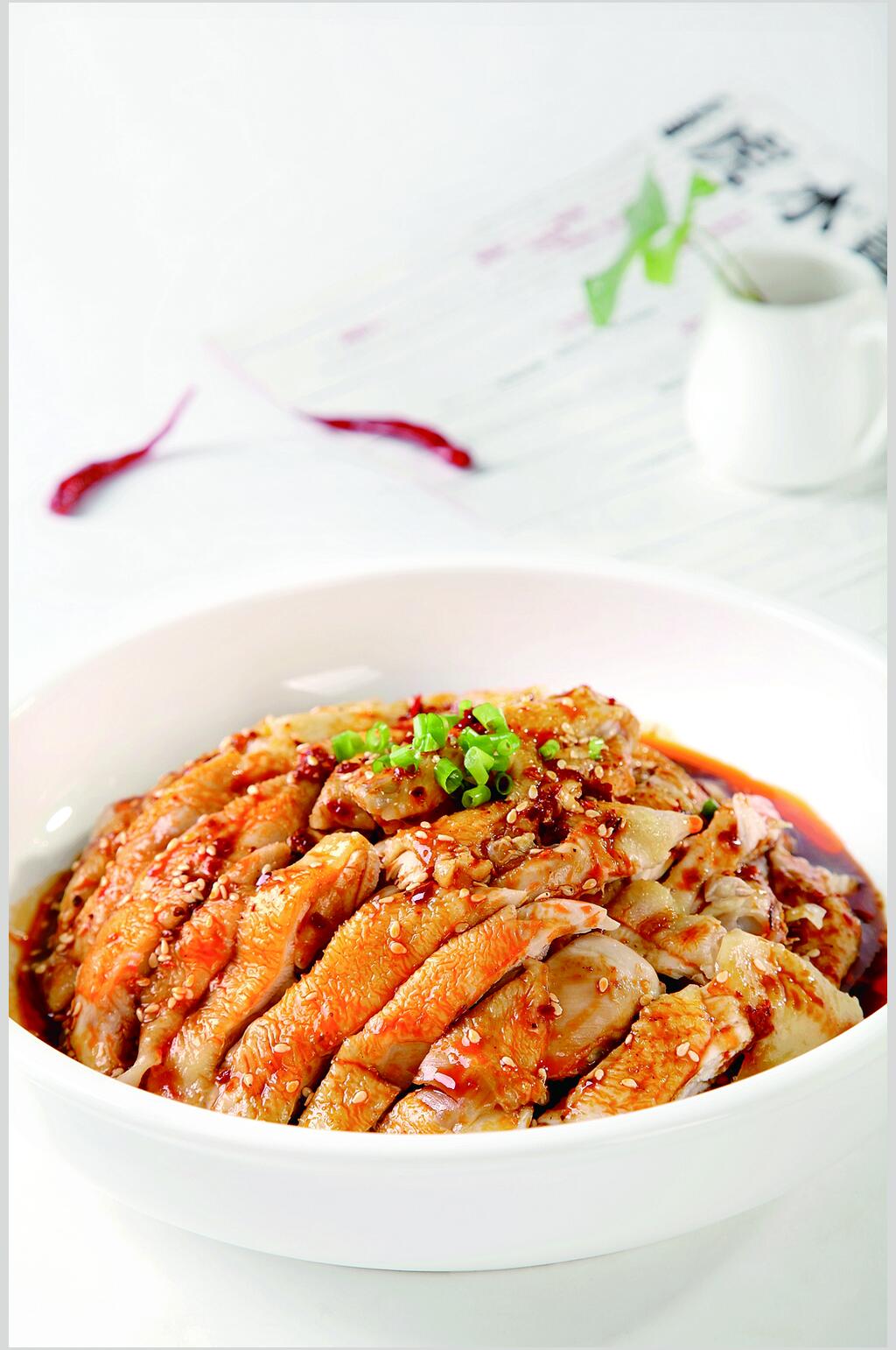 香浓美味鸿运鸡餐饮食物图片素材
