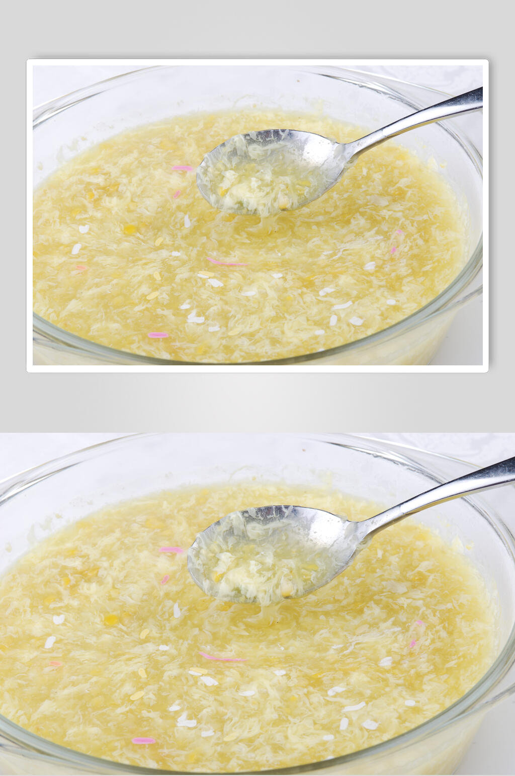 蛋黄玉米羹元美食摄影图片素材