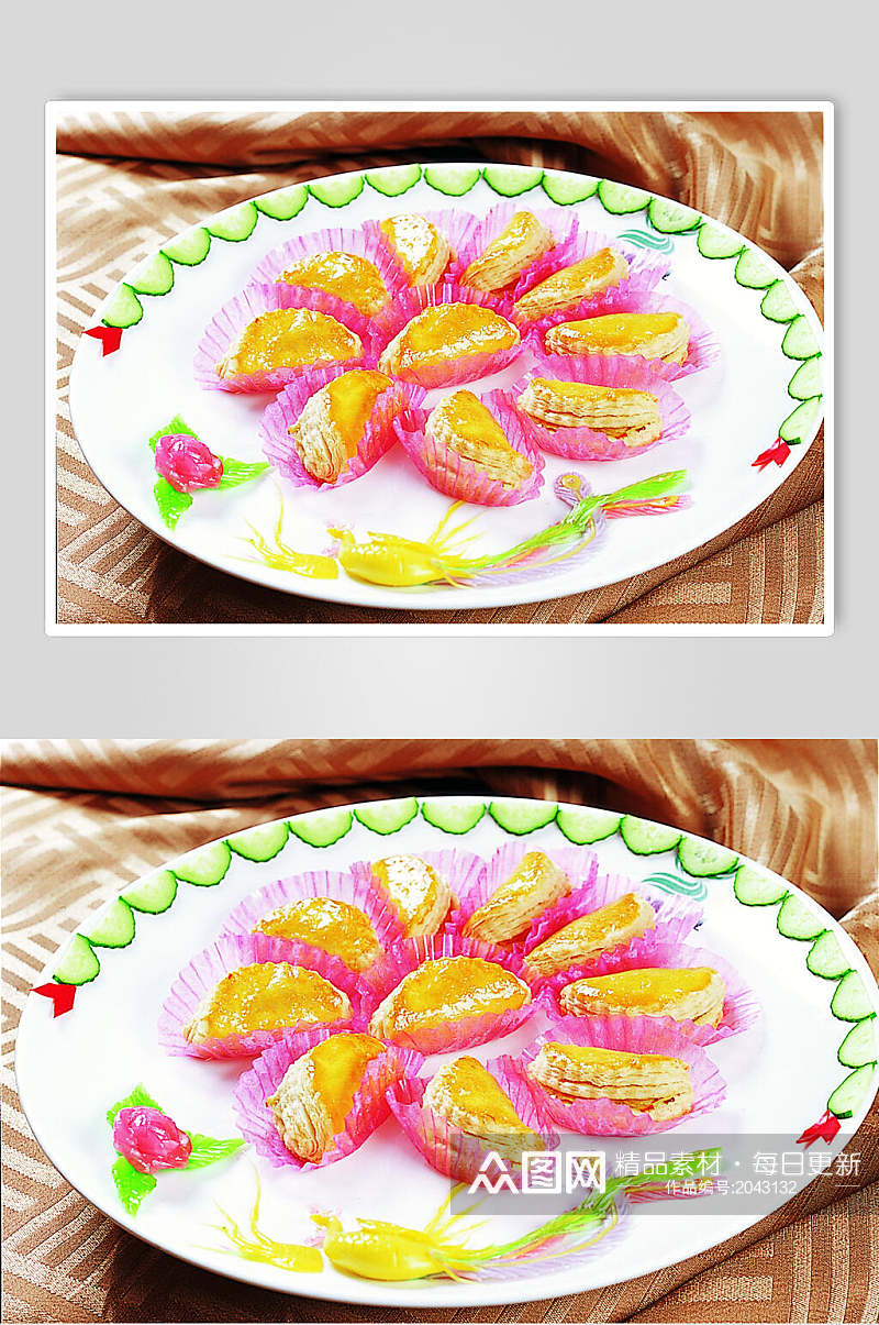 美味榴莲酥美食食品图片素材