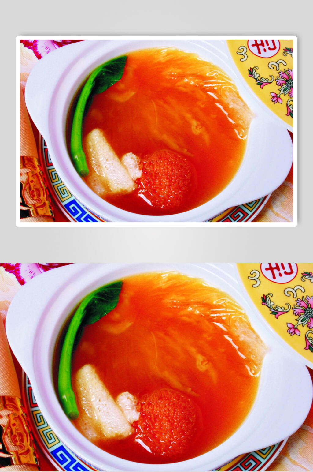 一品炖牙拣翅美食食品图片素材