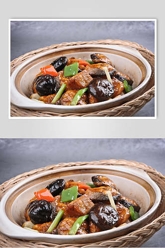 火腩蒜子烧鳗鱼元餐饮食品图片