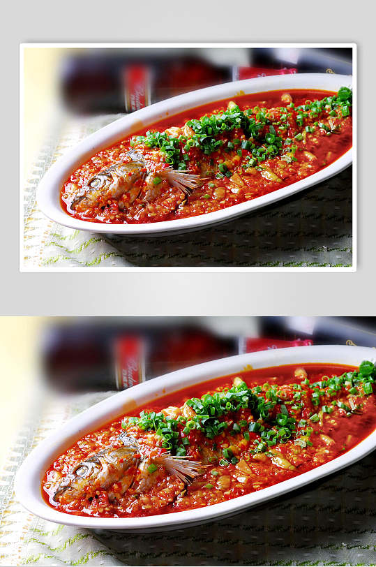 特色三味风味鱼美食摄影图片