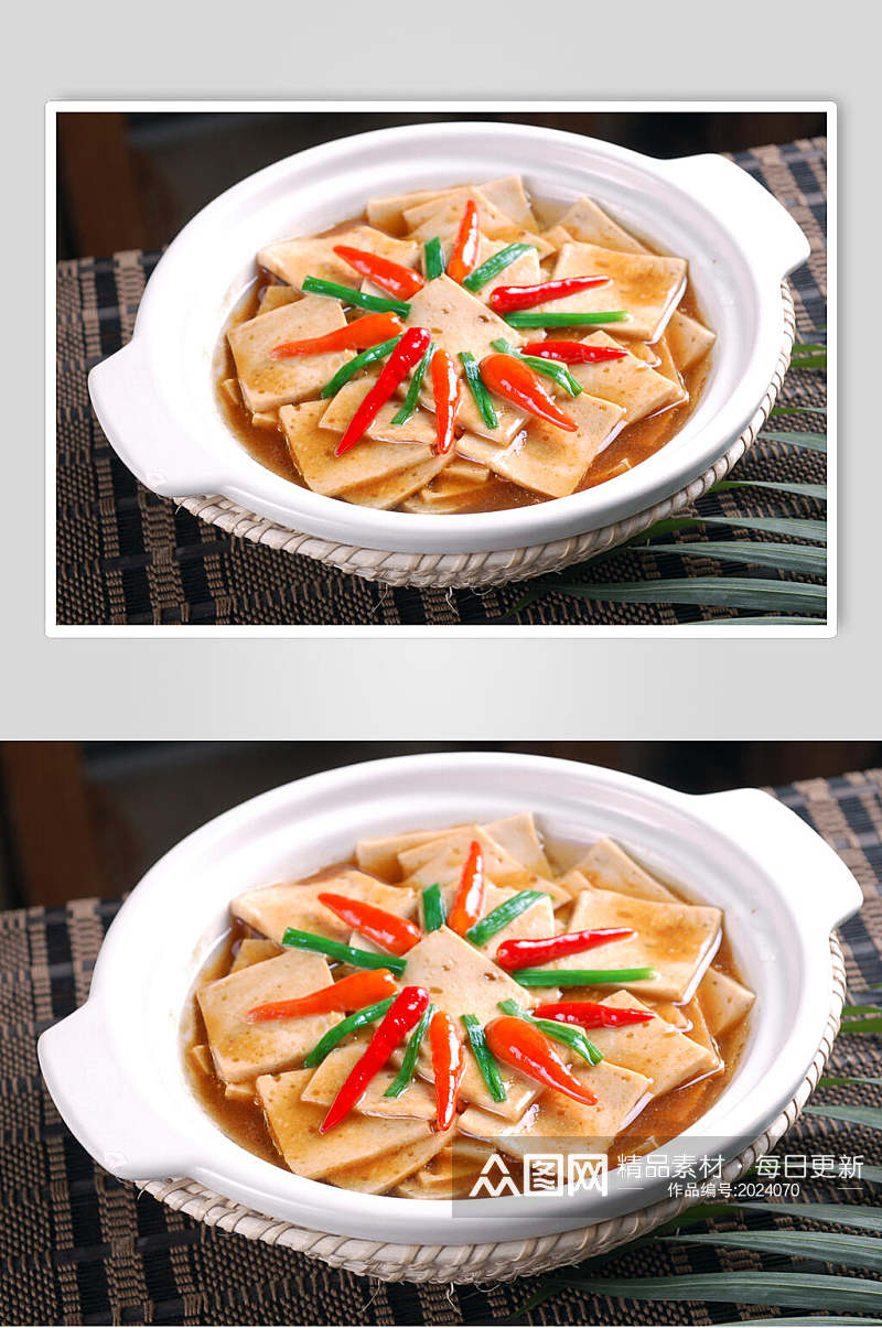 特色蜀宴豆腐煲美食食品图片素材