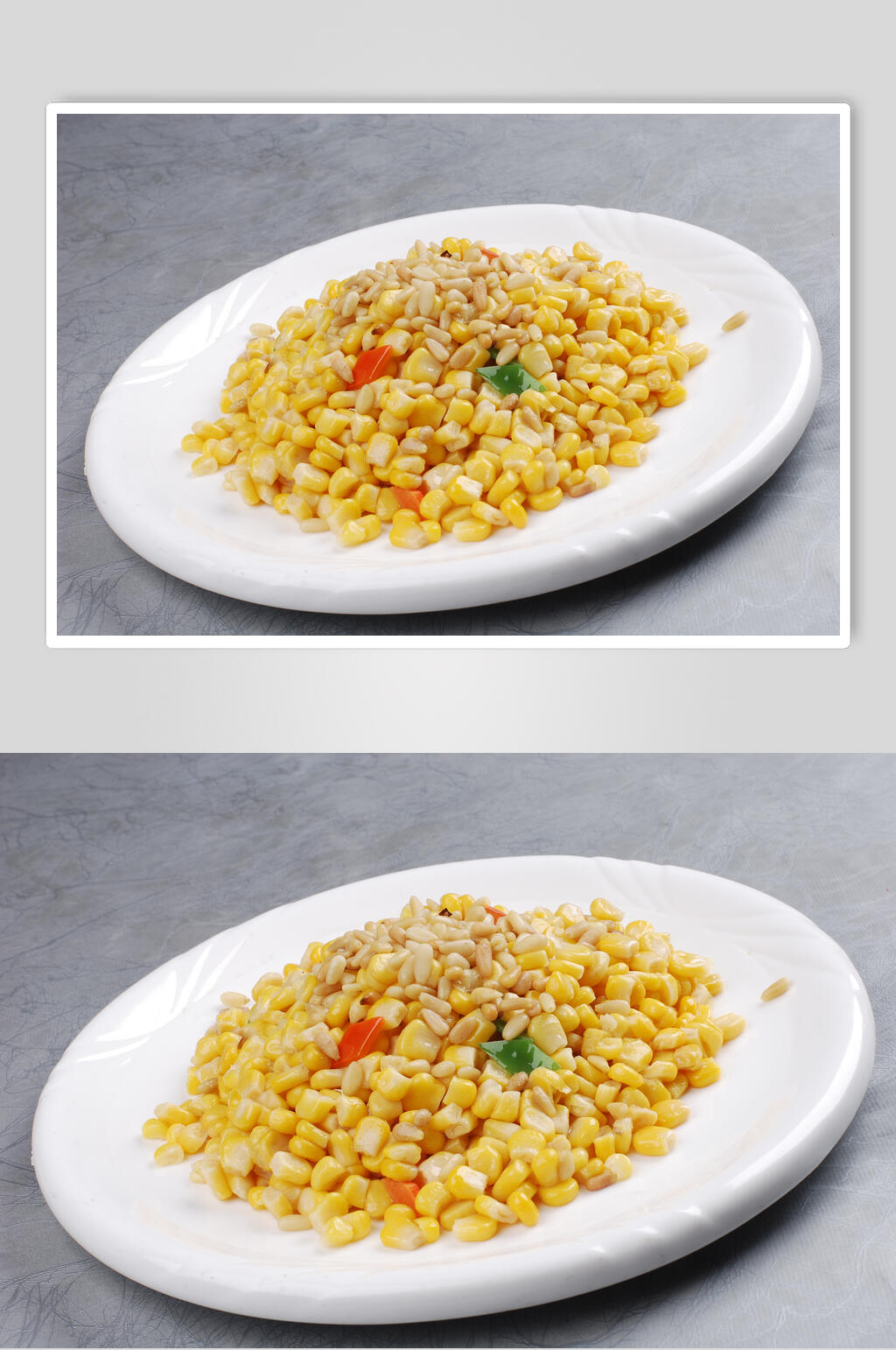 美味松仁玉米食品图片素材