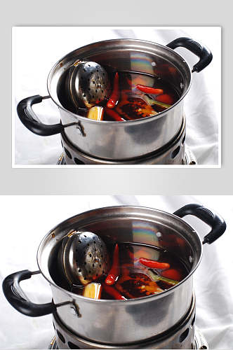 保健清油锅食物图片
