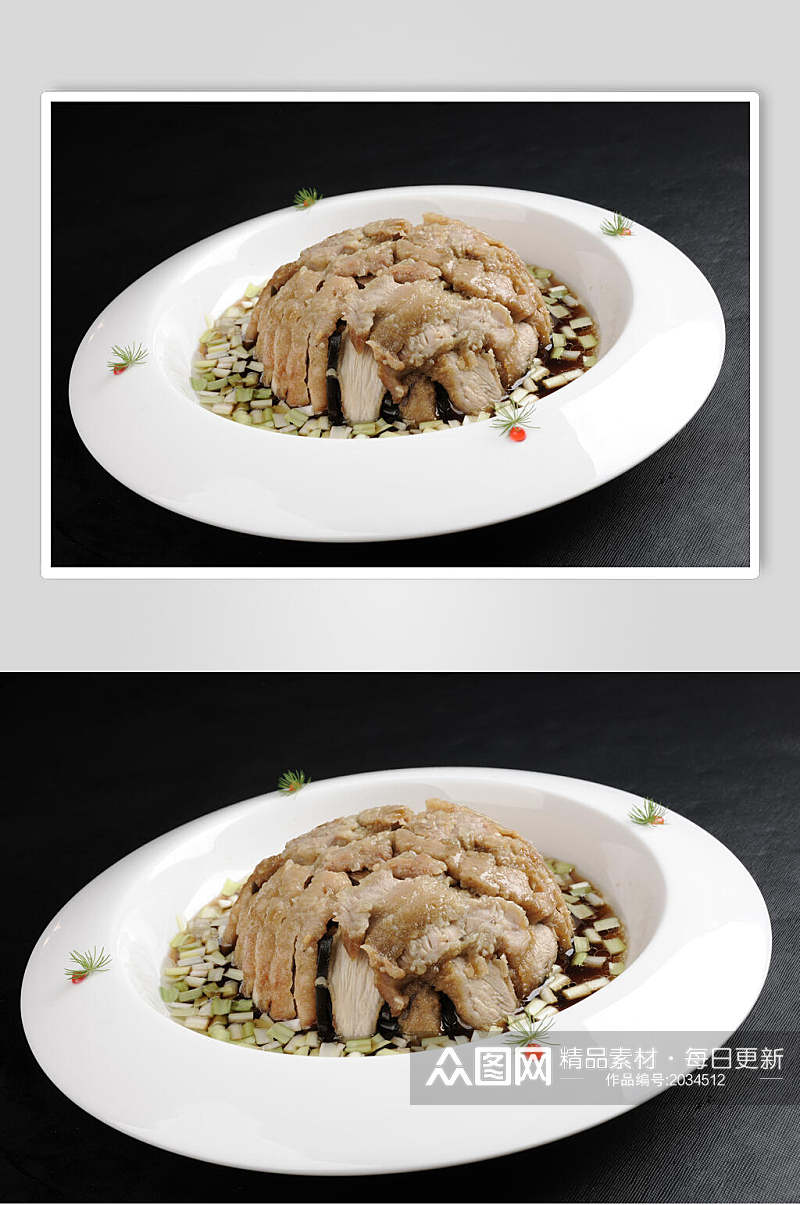 酥肉镶碗美食摄影图片素材