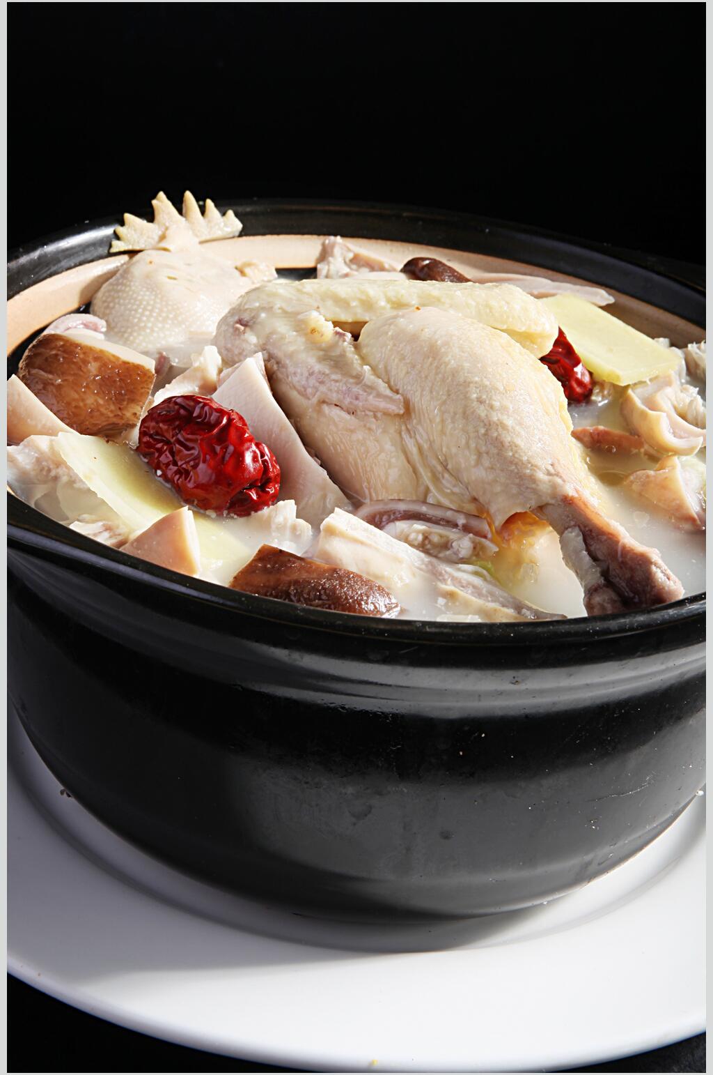 客家猪肚煲鸡美食高清图片素材