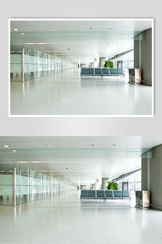 医院图片两联医院大厅布置摄影视觉图