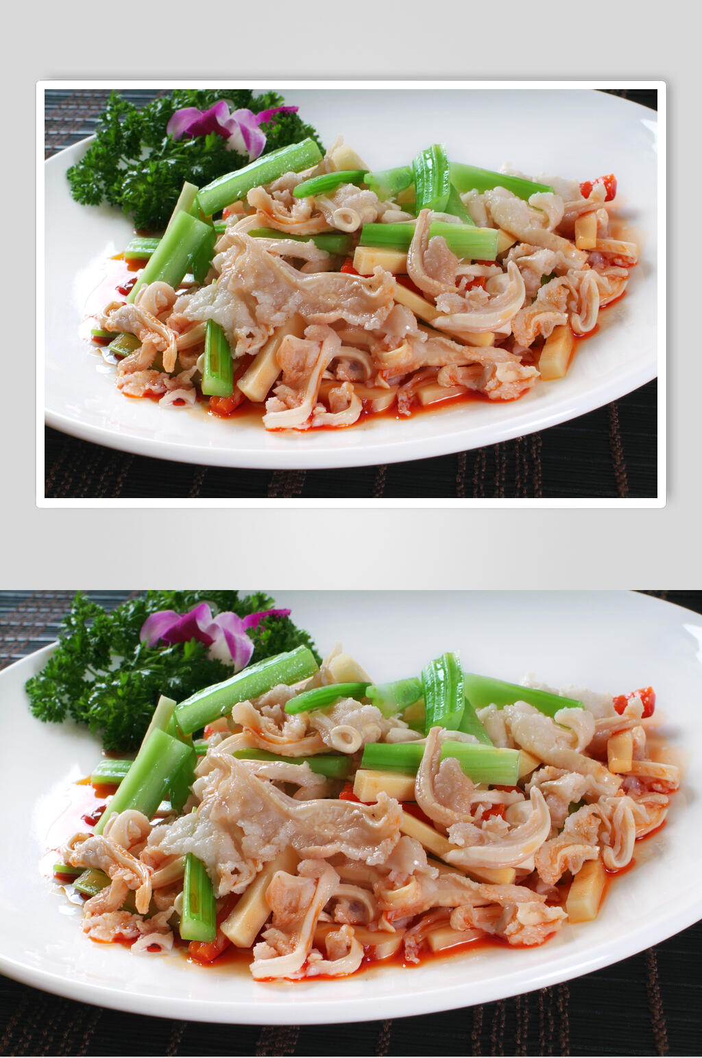 风味鹿仔骨美食摄影图片素材