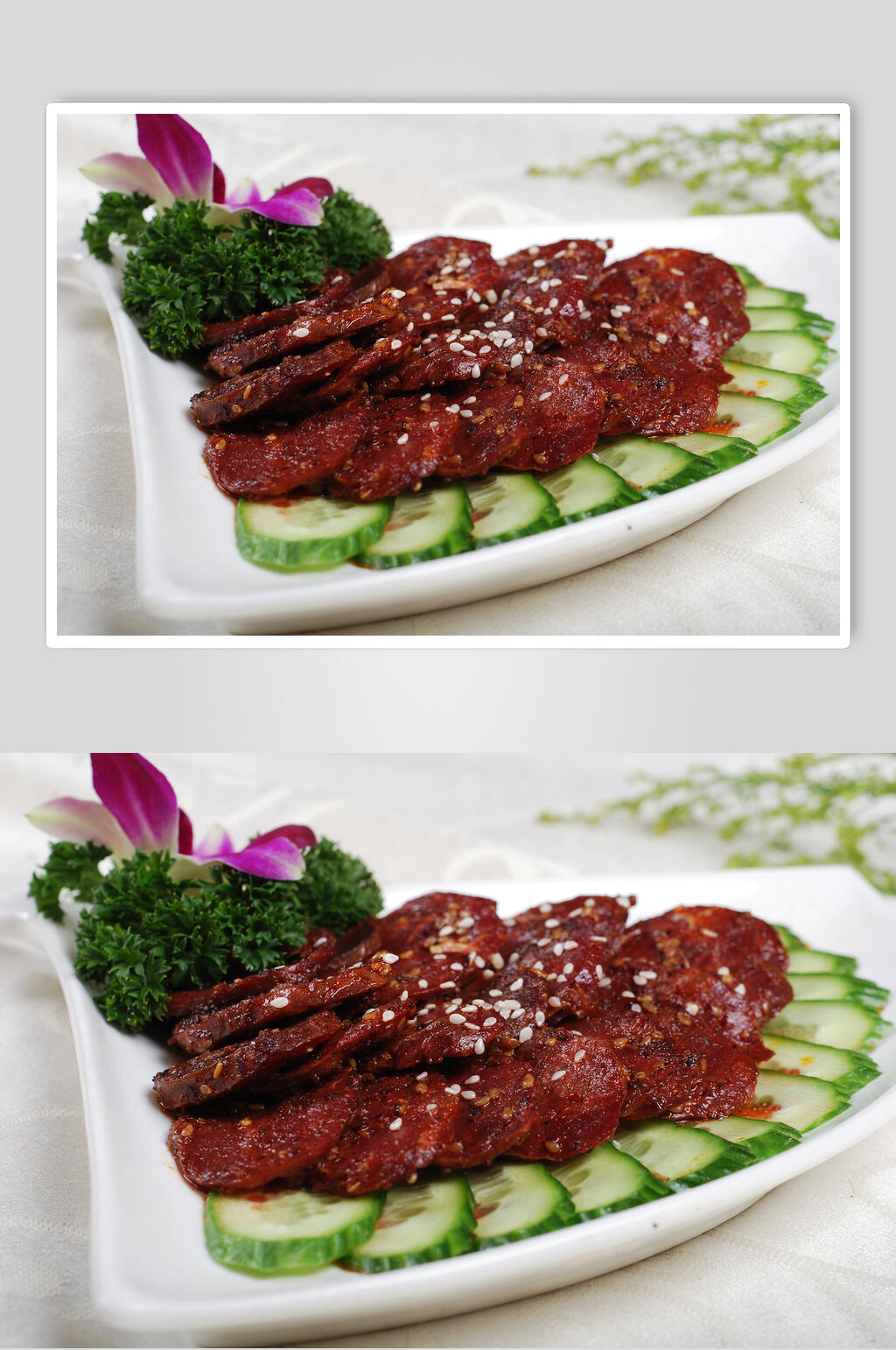 香辣烤马肠元美食图片素材