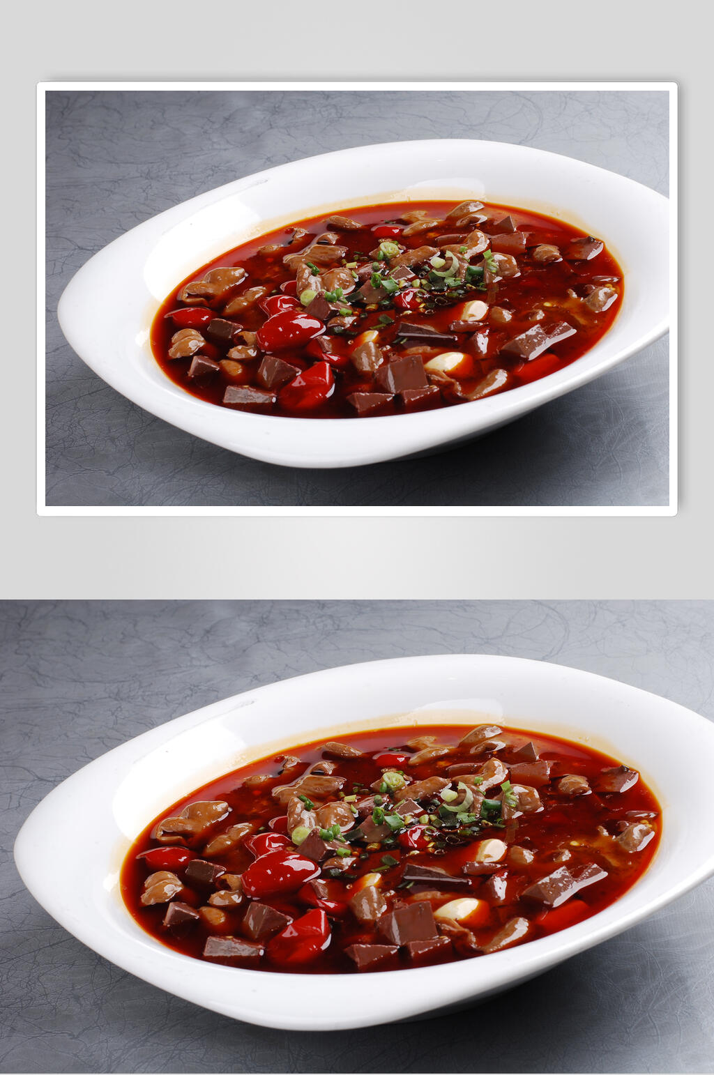 新鲜美味血旺烧肥肠美食图片素材