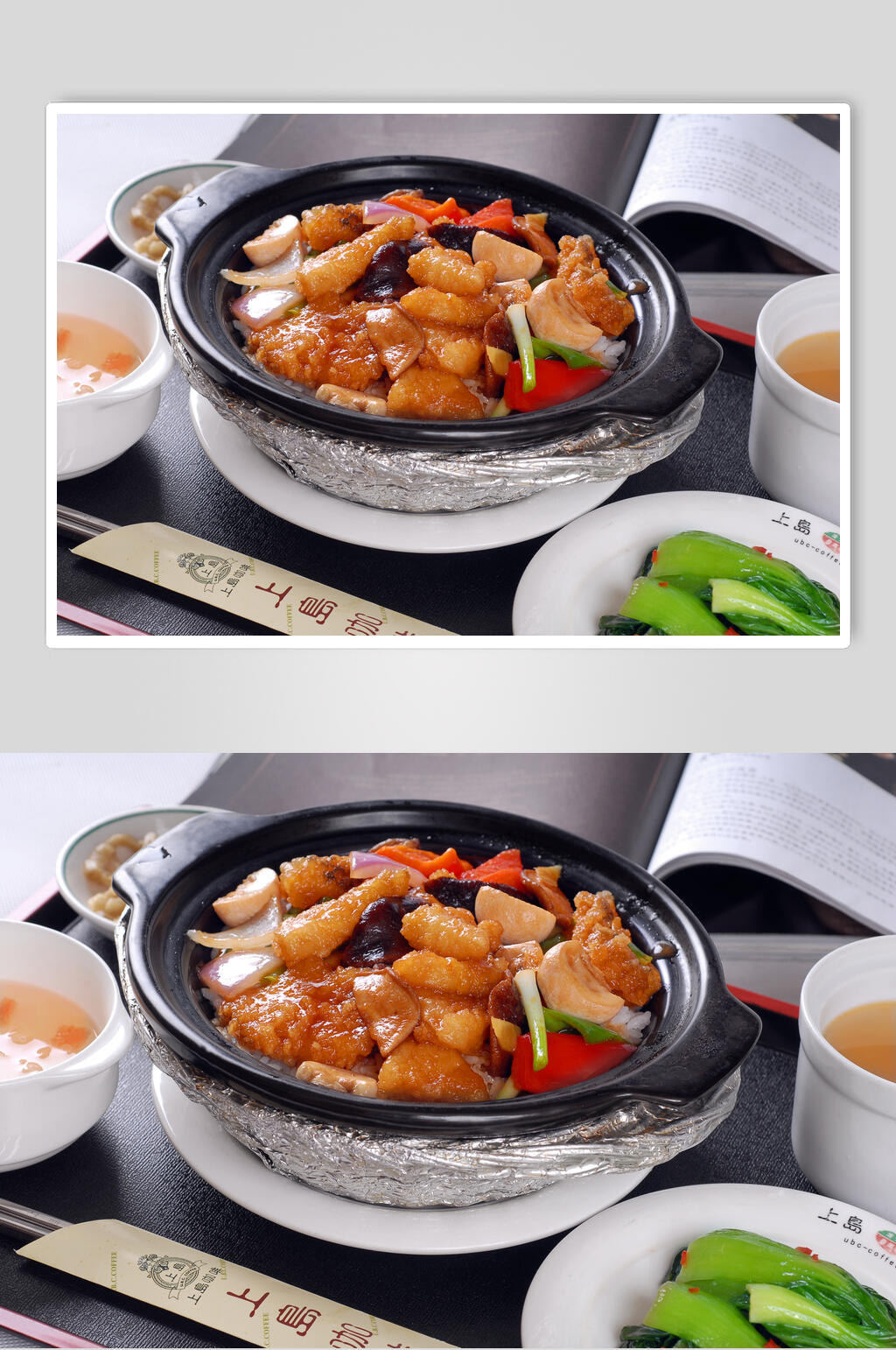 煲仔冬菇鳕鱼煲仔美食食品图片素材