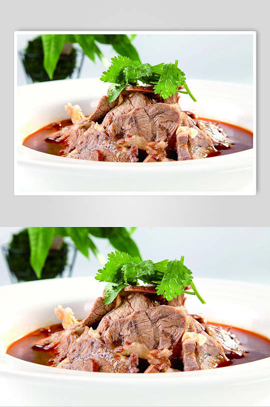 大碗黄牛肉美食图片