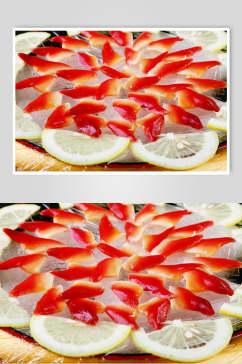 新鲜美味海鲜北极贝刺身美食食物图片