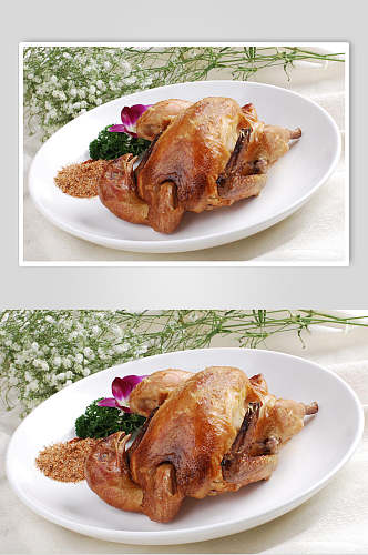 新鲜葫芦鸡食物食品图片