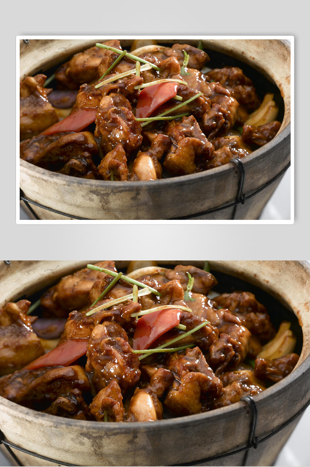 嗜嗜清远鸡美食摄影图片素材