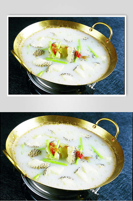 锅仔银鳕鱼食物图片