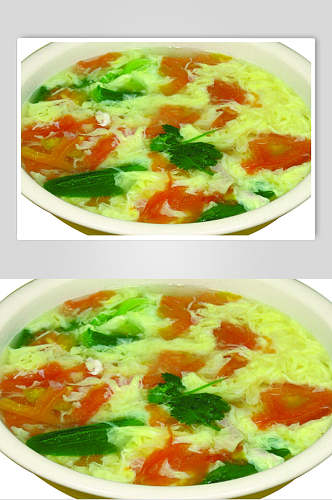 西红柿鸡蛋汤食品高清图片