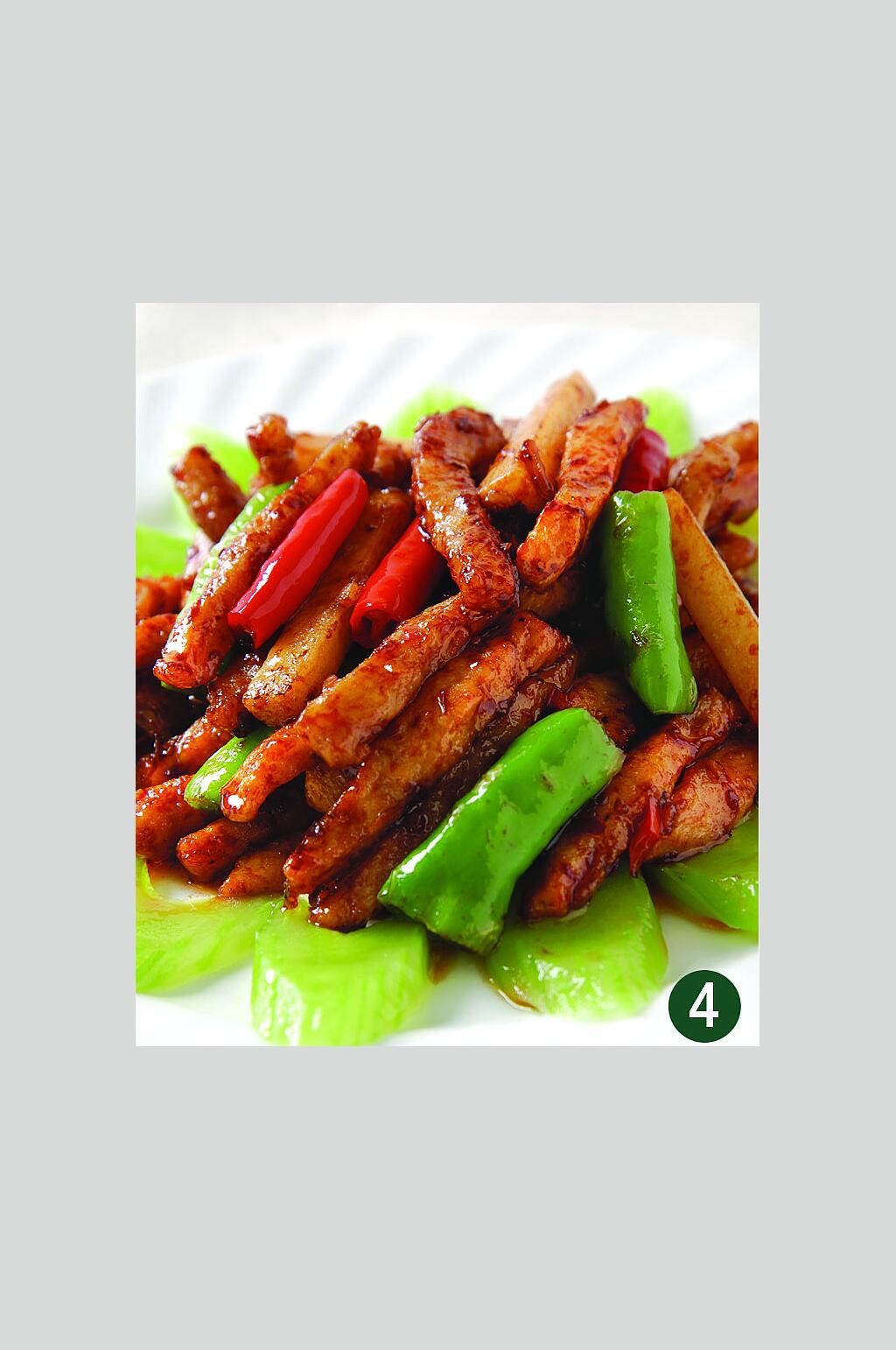 酱爆猪颈肉美食高清图片素材