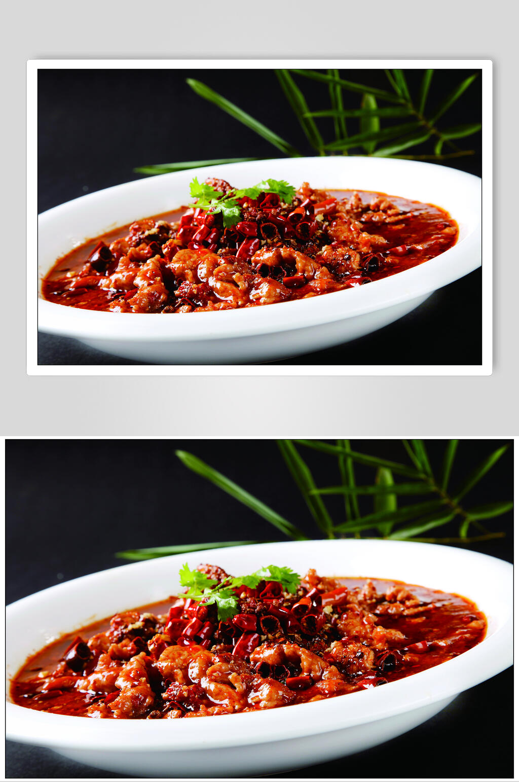 特色香辣美味水煮牛肉图片素材