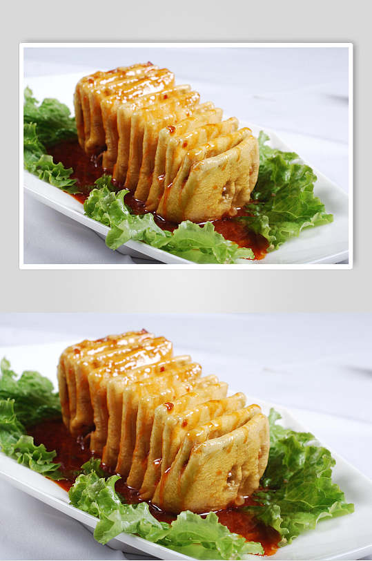 酥焖茄王食物高清图片