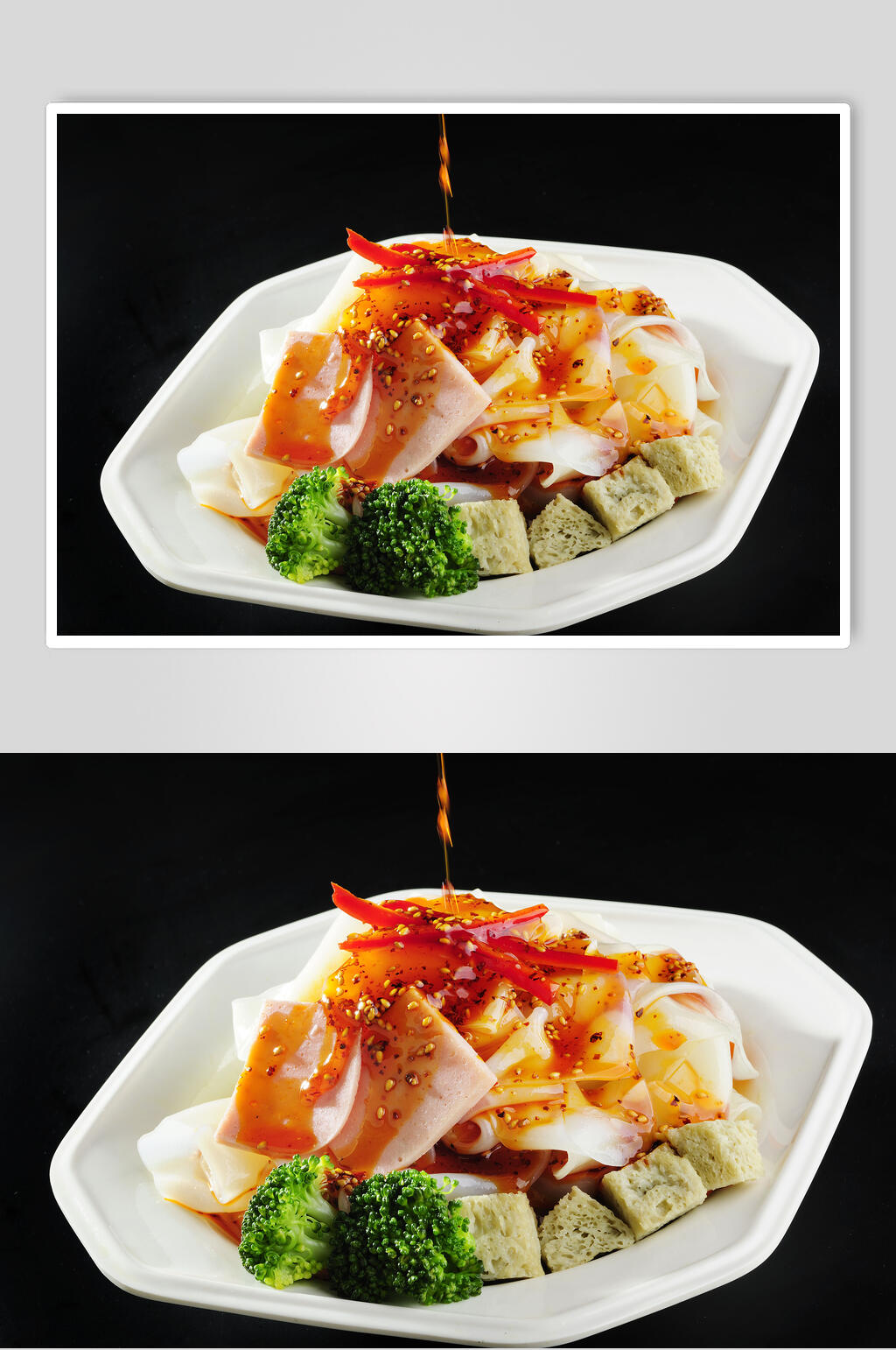 正宗凉皮美食图片素材