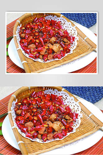 川香辣子鸡餐饮食物图片