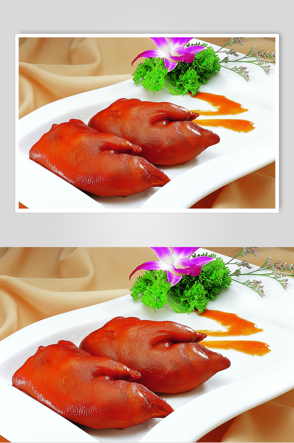 特色回味猪手美食高清图片素材