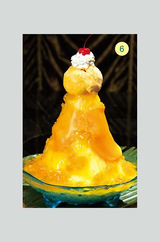 芒果刨冰美食高清图片