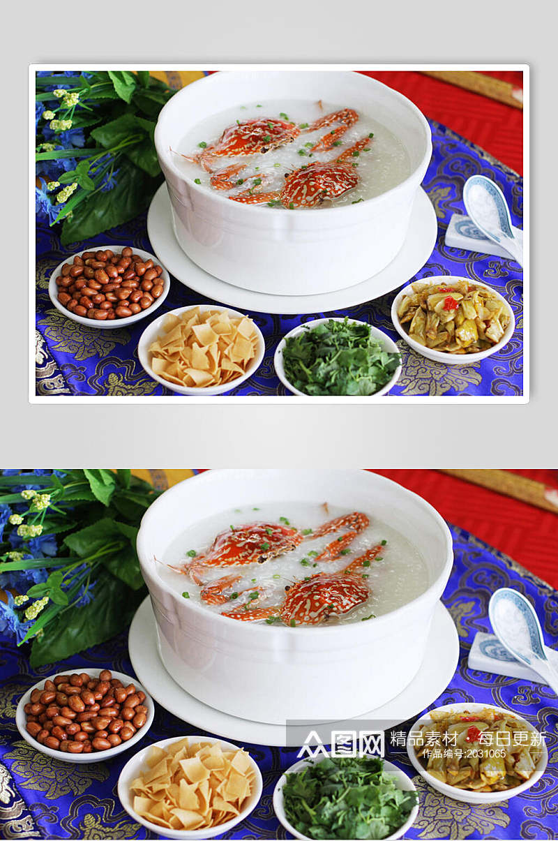 新鲜砂锅粥食物图片素材