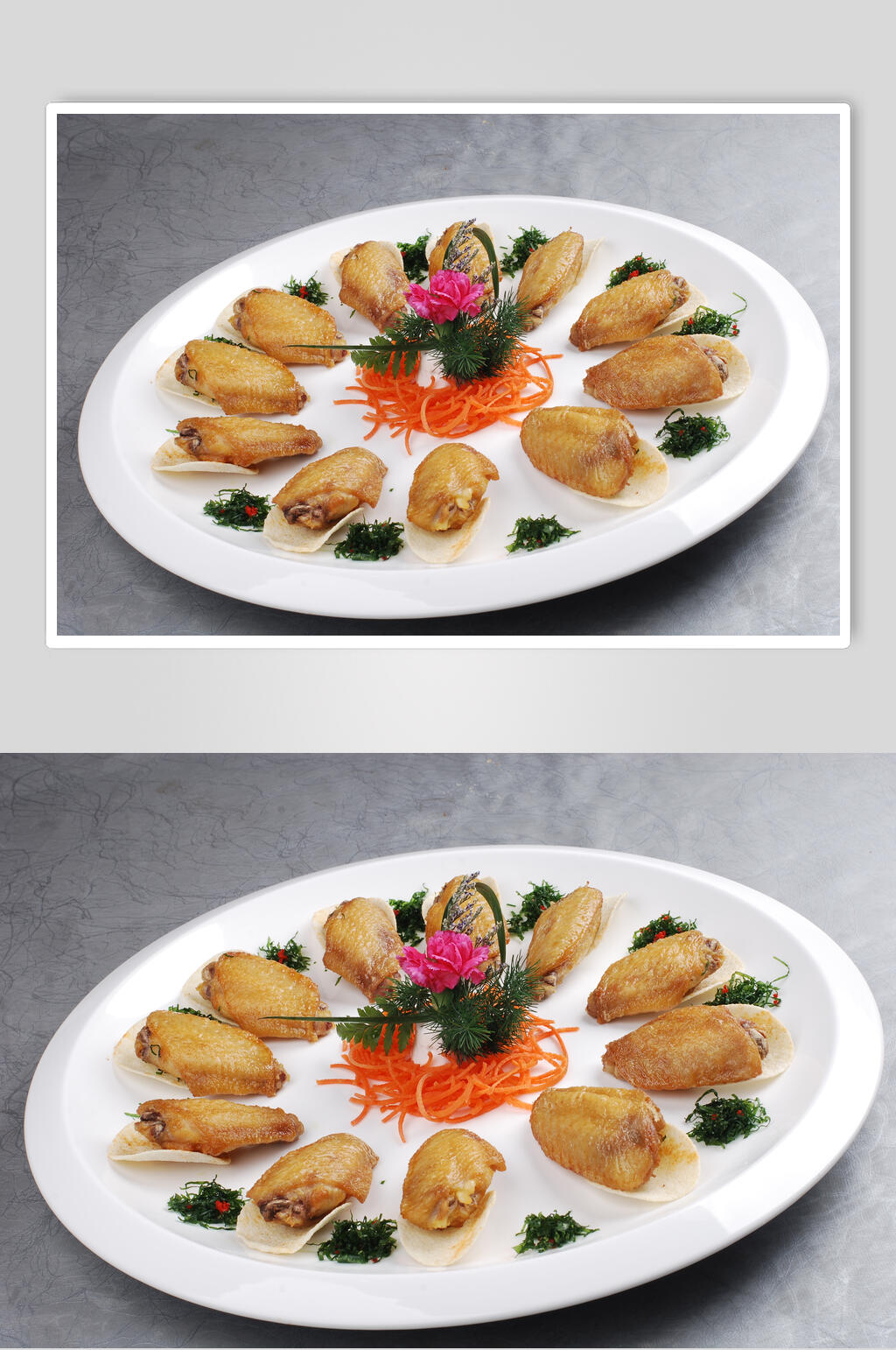 天源金牌炸翅美食图片素材