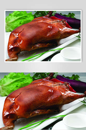 客家脆皮烧鸭食品摄影图片