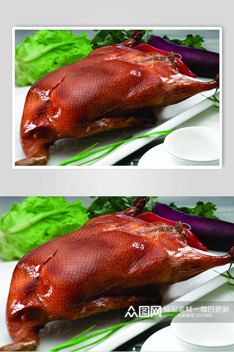 客家脆皮烧鸭食品摄影图片素材