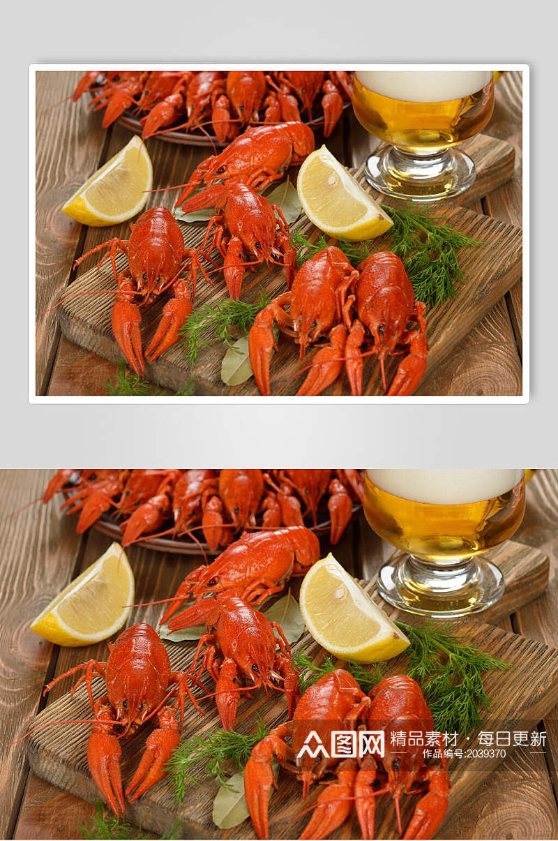 品质美味麻辣小龙虾食品摄影图片素材