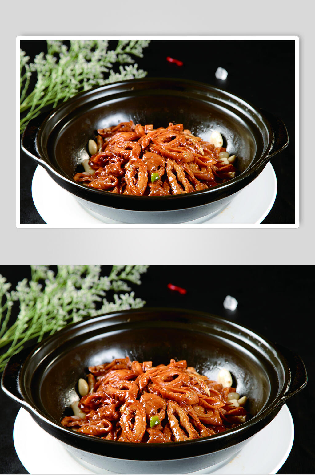 新鲜砂锅生嗜大肠食物图片素材