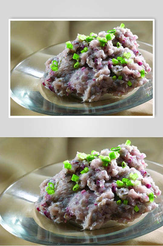 新鲜鱼滑美食摄影图片