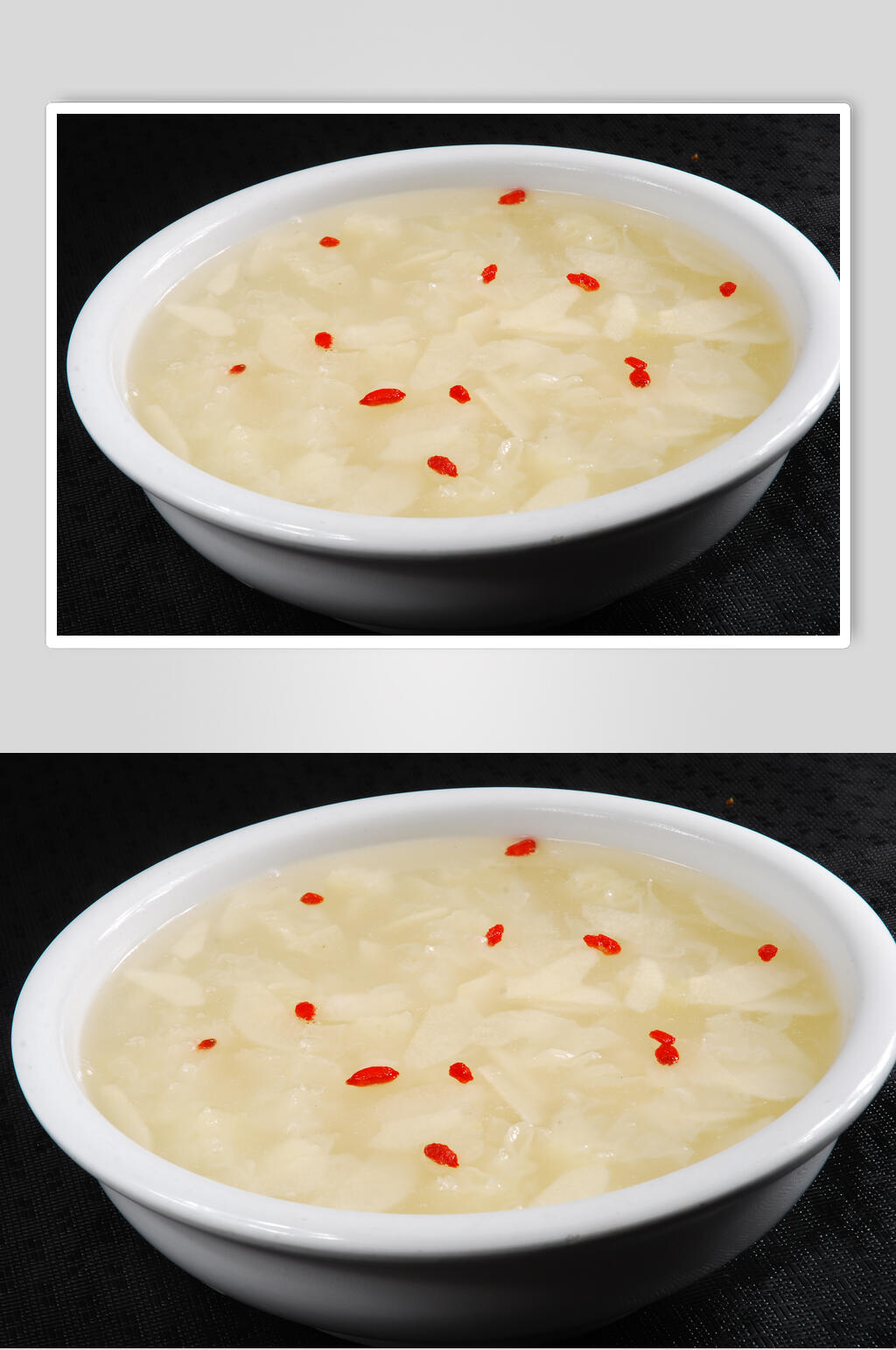 银耳莲子羹冰糖银耳炖雪梨美食摄影图片素材