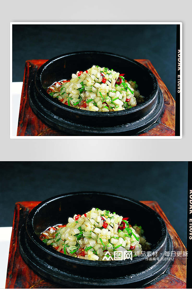 石锅捞菜排骨美食食品图片素材