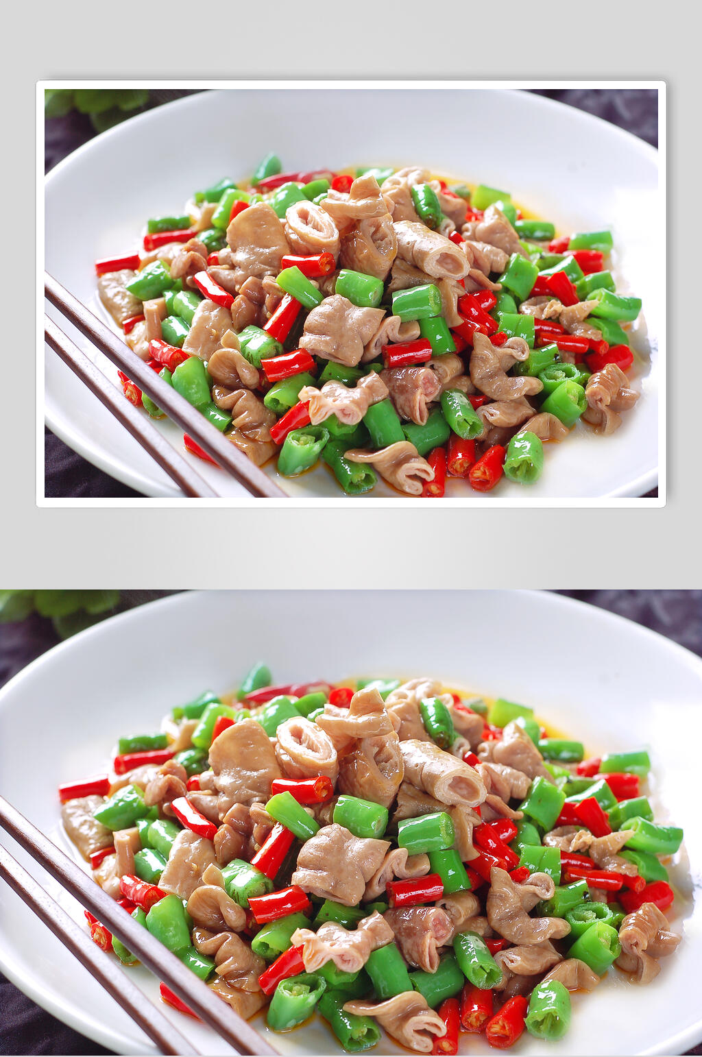 特色菜香锅肥肠美食摄影图片素材
