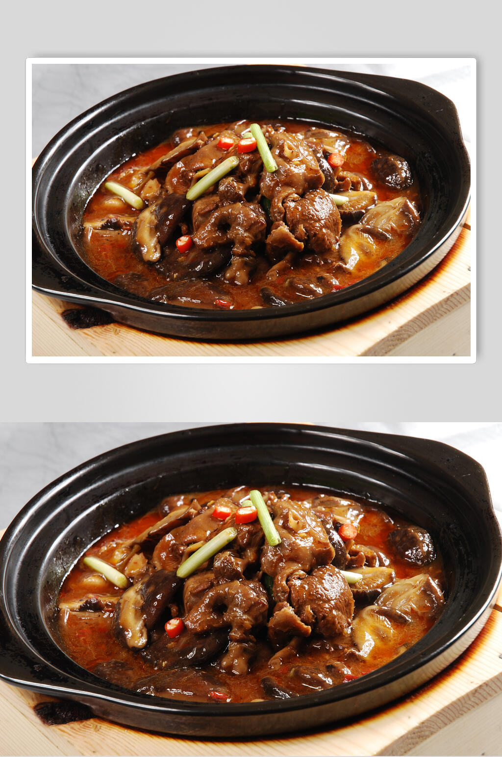 红焖美洲雁美食高清图片素材