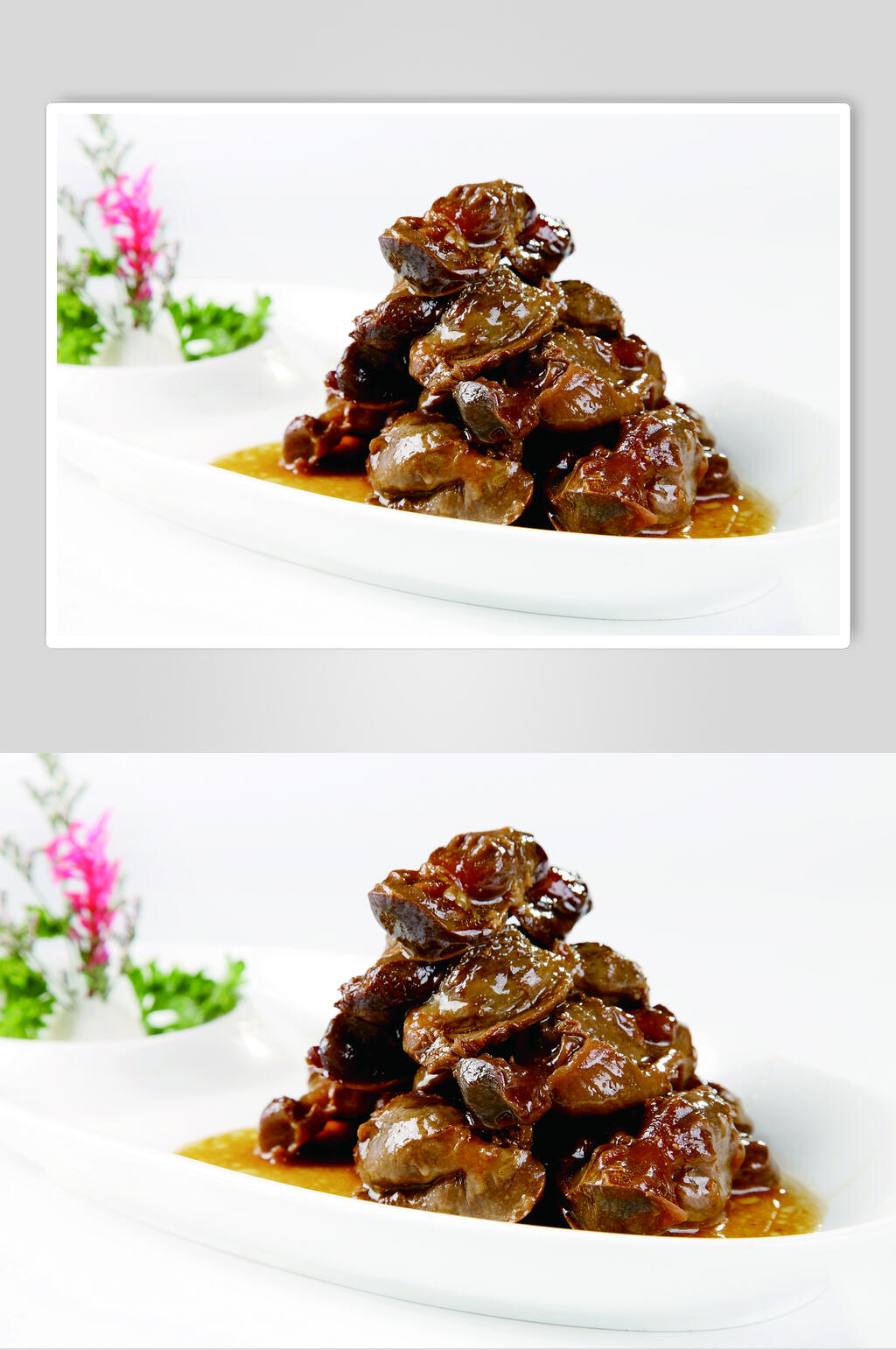 美味卤鸡胗美食摄影图片素材