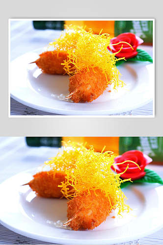 金丝蟹钳餐饮食品图片